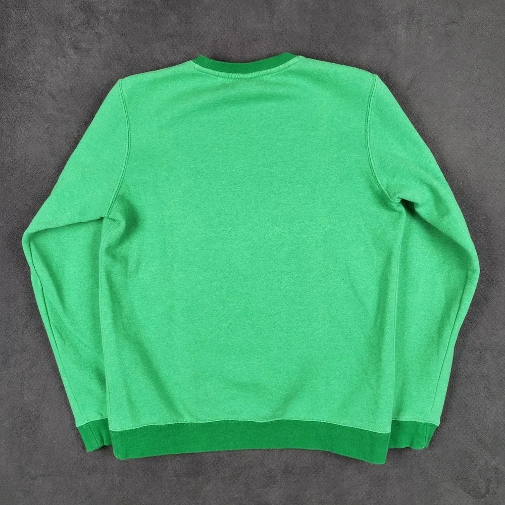 Oregon Ducks Nike Sweatshirt Mens Medium Green Crewneck Pullover OU